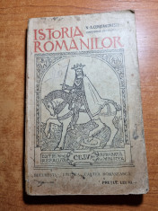 manual de istoria romanilor - pentru clasa a 4-a secundara - din anul 1928 foto