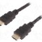 Cablu HDMI - HDMI, din ambele par&amp;#355;i, HDMI mufa, 1.5m, negru, QOLTEC - 50408