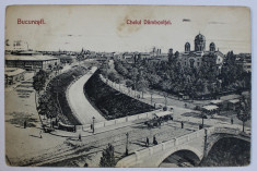 BUCURESTI - CHEIUL DAMBOVITEI , CARTE POSTALA ILUSTRATA , MONOCROMA , CIRCULATA , 1916 foto