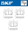 SKF VKBP 91094 A set placute frana,frana disc