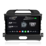 Cumpara ieftin Navigatie 2K Kia Sportage (2010-2016), Android OS, S-Quadcore 4GB RAM + 64GB ROM, 9.5 Inch - AD-BGS90042K+AD-BGRKIT146