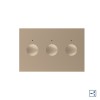 Modul intrerupator triplu cap scara / cap cruce cu touch Livolo standard Italian, Serie noua SmartElectro IntelligentHouse