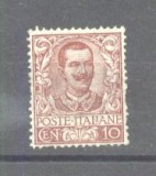 Italy 1901 Definitives King Viktor Emanuel III 10C Mi.77 Sassone 71 MNG AM.245, Nestampilat