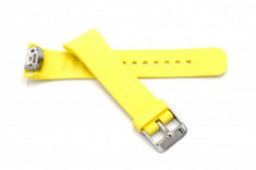 Armband gelb pentru samsung galaxy gear fit 2 smartwatch sm-r360, , foto