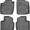 Set Covorase Auto Cauciuc Negro Skoda Rapid 2012&rarr; Pro Line Tip Tavita 3D 3D407480