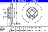 Disc frana ATE 24.0128-0305.1