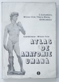 ATLAS DE ANATOMIE UMANA , VOLUMUL I de C . CERBULESCU ... GH . , NICULESCU , 1983 *DEDICATIE