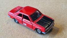 Macheta auto vintage de colectie: Tomica (Tomy) no 1, Nissan Bluebird SSS, sc 1:60, fabricata in Vietnam, sub marca japoneza, an 2009