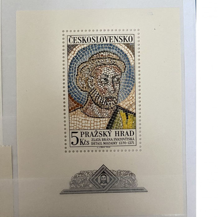 PC76 - Cehoslovacia 1968 ARTA/ Mozaic ,colita MNH