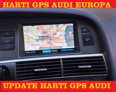 AUDI DVD harti navigatie MMI 2G Audi A4 A5 A6 A8 Q7 GPS AUDI Europa Romania foto