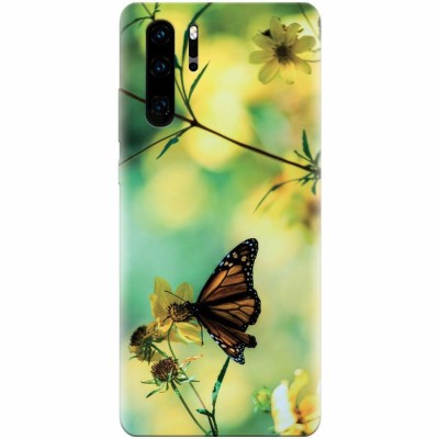 Husa silicon pentru Huawei P30 Pro, Butterfly foto