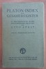 Otto Apelt - Platon - Index als Gesamtregister