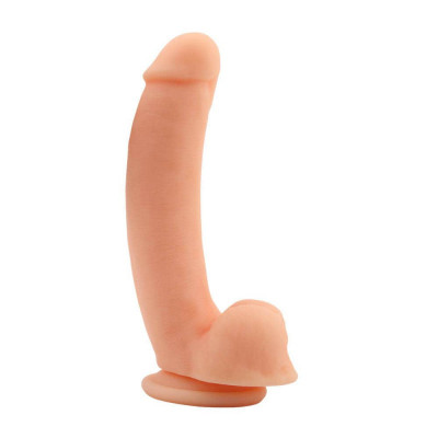 Dildo Realist Naked Legend Boss Silicon Lichid Natural 20 cm foto