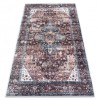 Covor Lavabil ANDRE 1826 Ornament Vintage Maro Albastru 120x170 cm Antiderapant Poliester