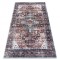 ANDRE 1826 covor lavabil Ornament, vintage anti-alunecare - maro si albastru , 120x170 cm
