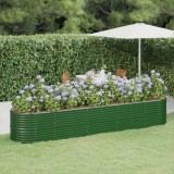 vidaXL Strat &icirc;nălțat grădină 368x80x68 cm oțel vopsit electrostatic