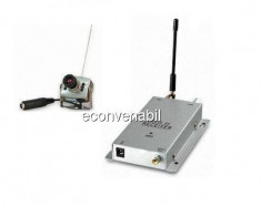 Kit Minicamera Wireless Supraveghere 803c a v cu Receiver foto