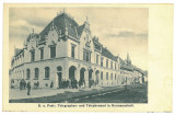 3417 - SIBIU, Post Office, Market, Romania - old postcard - unused, Necirculata, Printata