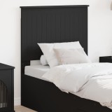 vidaXL Tăblie cap cu headboard Stejar Negru 75 cm Lemn compozit 887825