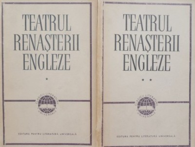Teatrul Renasterii engleze (2 volume) foto