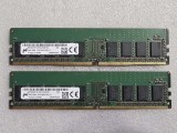 Kit memorie RAM desktop Micron 16GB (2 X 8GB) PC4-19200 DDR4 2400MHz CL17
