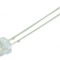 LED galben 4,8mm 150&deg; convex, număr terminal 2