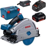 Bosch GKT 18V-52 GC BITURBO + GBA + GAL 1880 CV - Fierastrau circular 140x20 mm valiza speciala + Set acumulator si incarcator Li-Ion 18 V 5 Ah