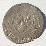 Franța Mic Blanc cu coroana Britaniei ND (1483-98) argint Carol Vlll, Europa