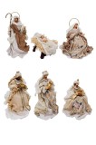 Set 6 figurine Nasterea Domnului II 5,5x4,5x4,5h; 17x17x20h; 14x14x28h