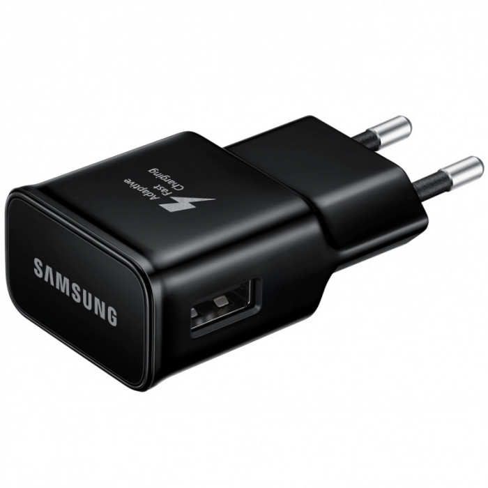 Incarcator Retea USB Samsung Galaxy A42 5G, Fast Charging, 15W, 1 X USB, Negru