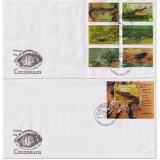 CUBA 2020 FAUNA CROCODILI FDC