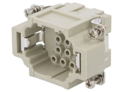 Conector HDC Inserturi Contact Tată 16A 10P foto