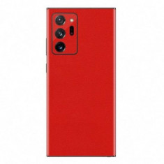 Set Folii Skin Acoperire 360 Compatibile cu Samsung Galaxy Note 20 Ultra 5G (Set 2) - ApcGsm Wraps Cardinal Red
