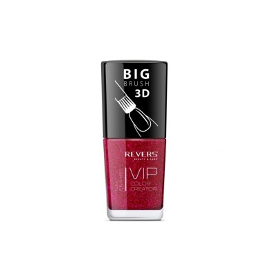 Lac de unghii Vip, 3D, Revers, nuante texturate, 12 ml, Nr 092, rosu foto