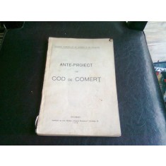 ANTE PROIECT DE COD DE COMERT