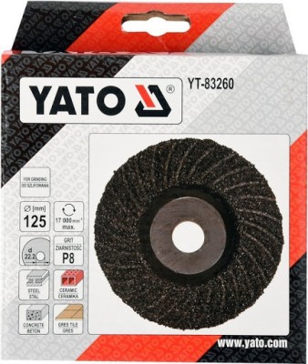 YATO DISC PENTRU SLEFUIT UNIVERSAL, 125MM, P8 foto