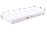 Filtru habitaclu MAHLE LA42/1