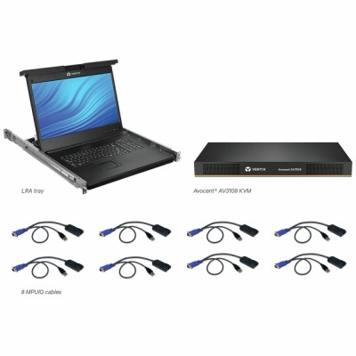 Consolă Vertiv LRA185KMM8D-001 LCD 18.5&amp;quot; foto