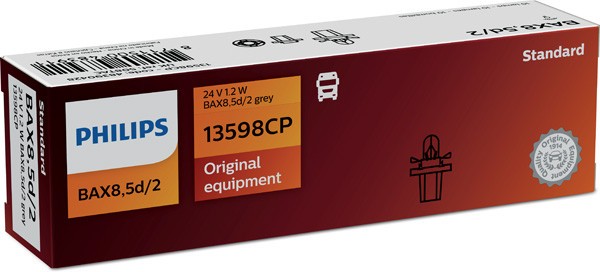 Bax 8.5D 2 Grey Philips (Set 10 Buc)