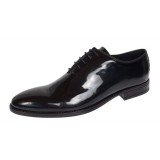 Pantofi barbati eleganti din piele naturala de culoare negru lac Donatto GKR200LN