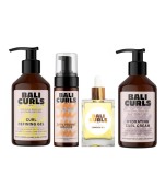 Cumpara ieftin Set styling par cret Bali Curls Styling Heroes Bundle, rutina completa 4 produse pentru bucle definite, netede si pline de vitalitate, crema pentru bu