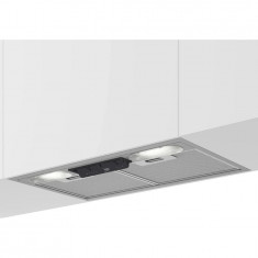 Hota incorporabila Beko HNU51311SH, Putere absorbtie 381 m3/h, 1 motor, control mecanic, iluminare LED 2 x 3W, Clasa D, Inox