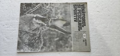 REVISTA VANATORUL SI PESCARUL SPORTIV , ANUL 1985 , NR 11 foto