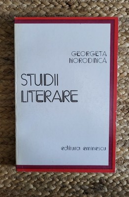 STUDII LITERARE -GEORGETA HORODINCA foto