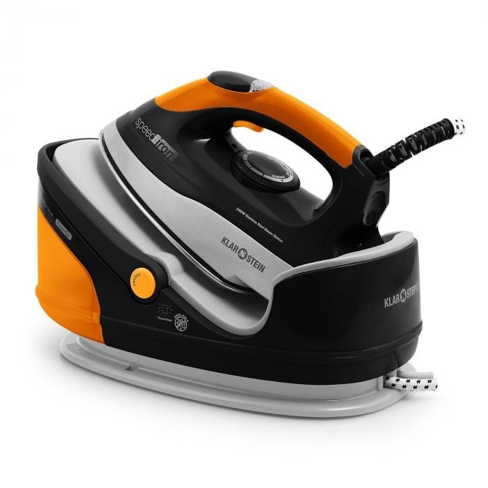 Klarstein Klarstein Viteza de fier cu abur, 2400 W Orange 1.7L Klarstein Klarstein Viteza de fier cu abur, 2400 W Orange 1.7L