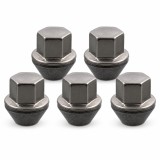Cumpara ieftin Set 5 piulite roata Febi M12x1.5 cromate cu capac pentru Volvo V40 si V40 Cross Country