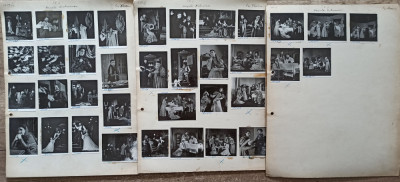 Scene din Hershele Dubrovner, Teatrul Evreiesc de Stat 1959// lot 36 fotografii foto