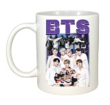Cana alba personalizata BTS Bangtan, INOVATIX&reg;. 330ml, Oem
