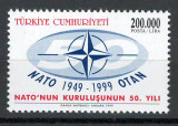 Turcia 1999 3174 MNH - 50 de ani de la Tratatul Atlanticului de Nord (NATO), Nestampilat