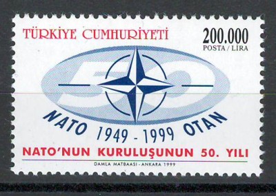Turcia 1999 3174 MNH - 50 de ani de la Tratatul Atlanticului de Nord (NATO) foto